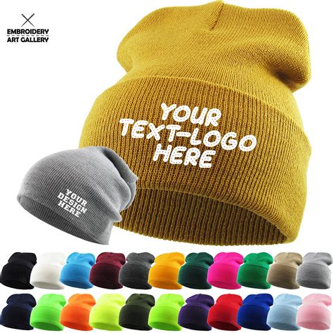 graphic design beanies for men.